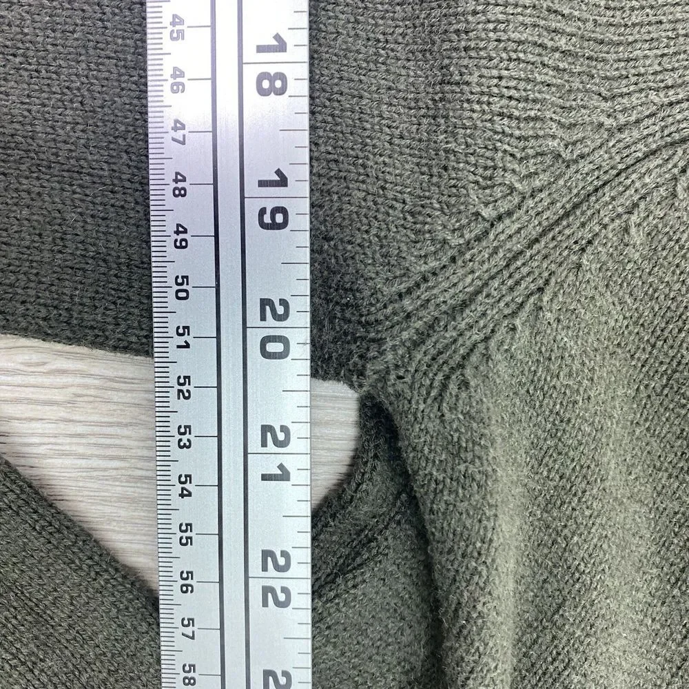 J. Crew Pullover Sweater Medium‎ Green Mens 1/4 Zip Pullover Long Sleeve
